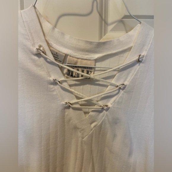 international Male Shirts Mens White Laceup Casual Short Sleeve Shirt Poshmark